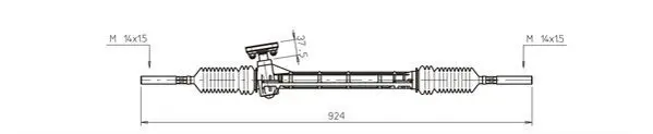 Handler.Part Steering gear General Ricambi RE4005 1