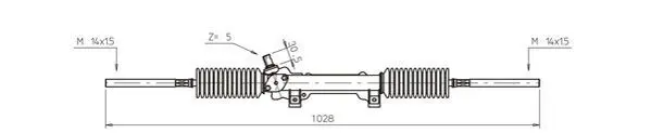 Handler.Part Steering gear General Ricambi RE4023 1