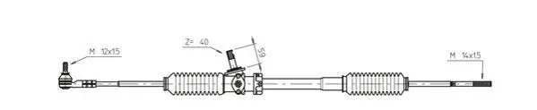 Handler.Part Steering gear General Ricambi WW4007 1