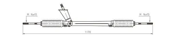 Handler.Part Steering gear General Ricambi WW4042 1