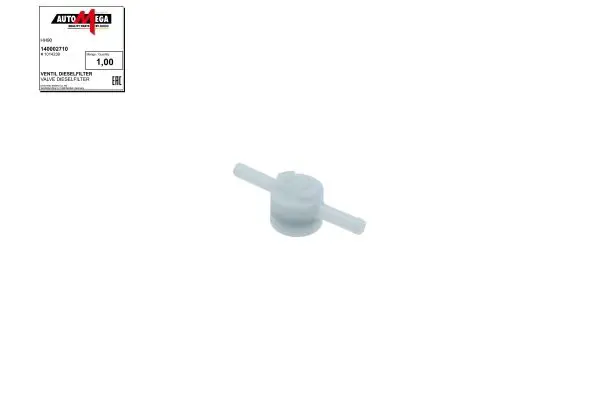 Handler.Part Valve, fuel filter AUTOMEGA DELLO 140002710 1