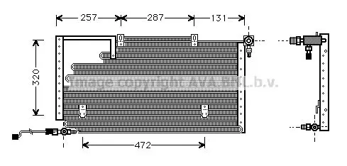 Handler.Part Condenser, air conditioning PRASCO AI5138 1