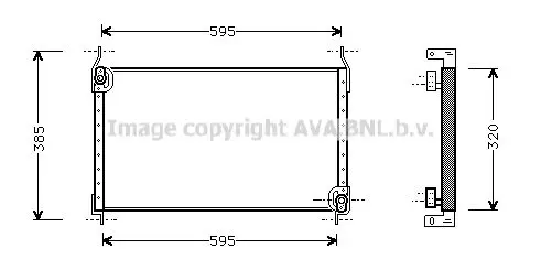 Handler.Part Condenser, air conditioning PRASCO FT5173 1