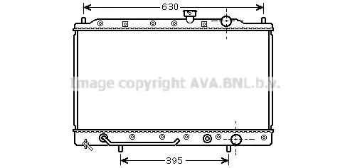 Handler.Part Radiator, engine cooling PRASCO MT2087 1