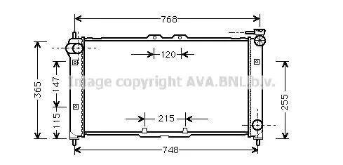 Handler.Part Radiator, engine cooling PRASCO MZ2072 1