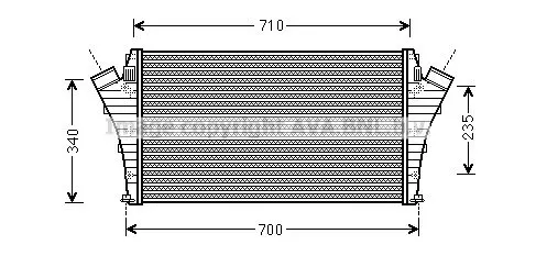 Handler.Part Intercooler, charger PRASCO OLA4492 1