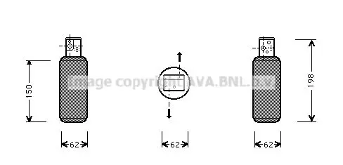 Handler.Part Dryer, air conditioning PRASCO SBD044 1