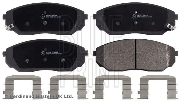 Handler.Part Brake pad set, disc brake Blue Print ADG04258 1