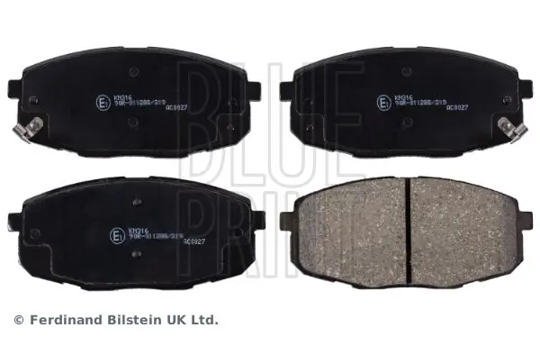 Handler.Part Brake pad set, disc brake Blue Print ADG04261 1