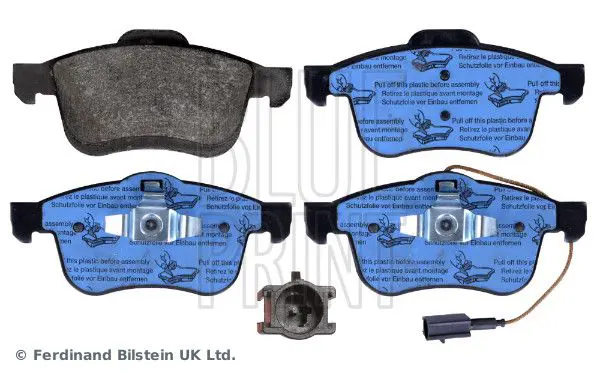 Handler.Part Brake pad set, disc brake Blue Print ADL144215 1