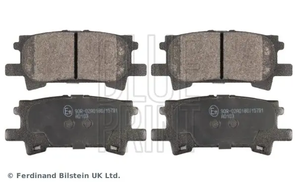 Handler.Part Brake pad set, disc brake Blue Print ADT342154 1