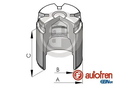 Handler.Part Piston, brake caliper Autofren Seinsa D025120 1