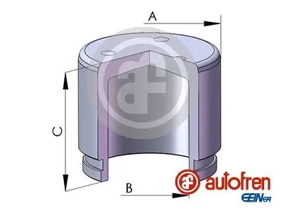 Handler.Part Piston, brake caliper Autofren Seinsa D025278 1