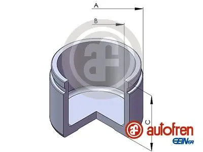 Handler.Part Piston, brake caliper Autofren Seinsa D02575 1