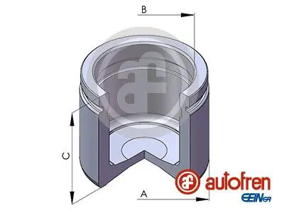 Handler.Part Piston, brake caliper Autofren Seinsa D025209 1