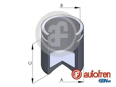 Handler.Part Piston, brake caliper Autofren Seinsa D025266 1