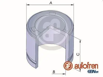 Handler.Part Piston, brake caliper Autofren Seinsa D025322 1