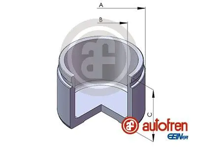 Handler.Part Piston, brake caliper Autofren Seinsa D02547 1