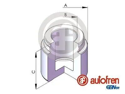 Handler.Part Piston, brake caliper Autofren Seinsa D025347 1