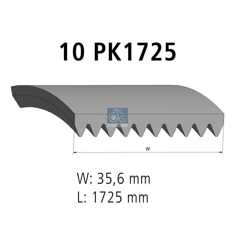 Handler.Part V-ribbed belts DT Spare Parts 215419 1