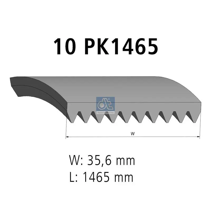 Handler.Part V-Ribbed Belt DT Spare Parts 221149 1