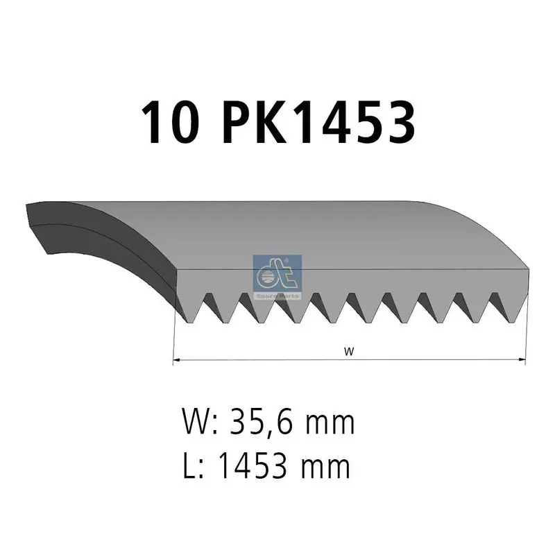 Handler.Part V-ribbed belts DT Spare Parts 334320 1