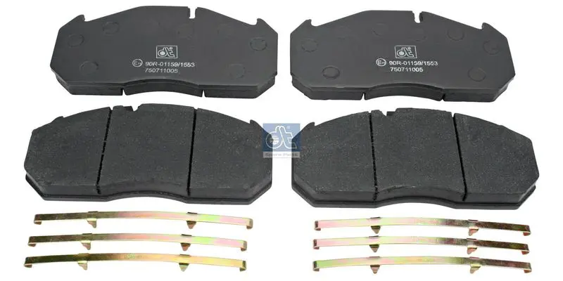 Handler.Part Brake Pad Set, disc brake DT Spare Parts 396401 1