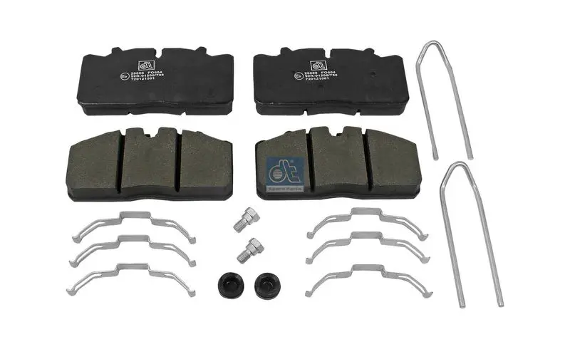 Handler.Part Brake Pad Set, disc brake DT Spare Parts 396402 1