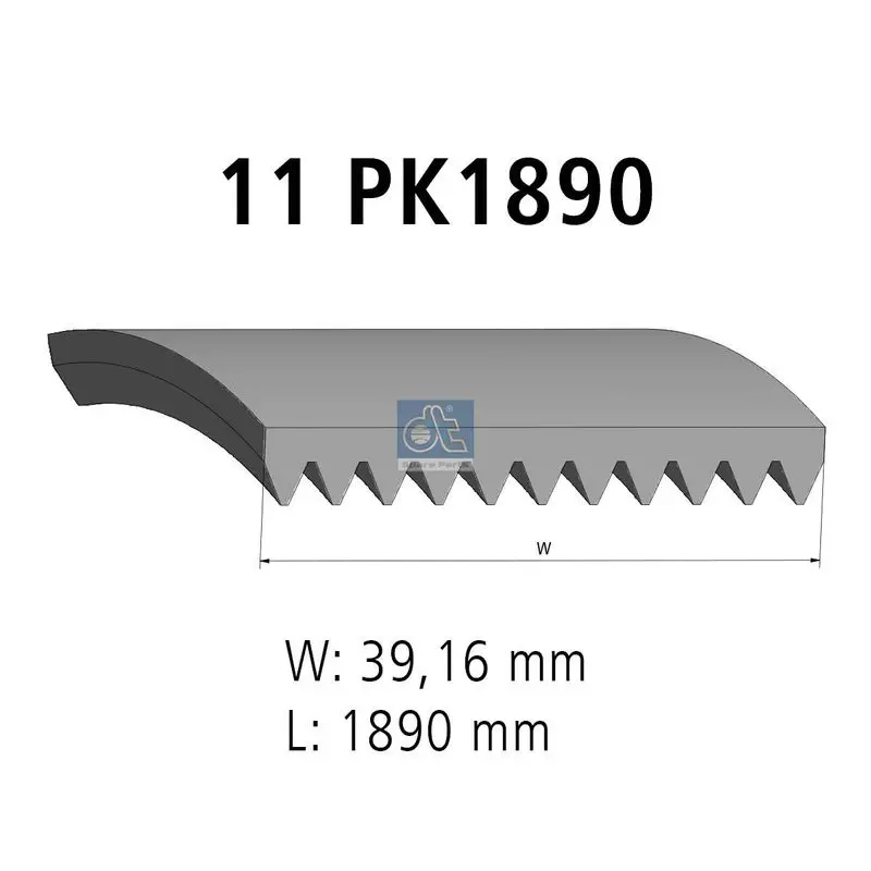 Handler.Part V-ribbed belts DT Spare Parts 480392 1