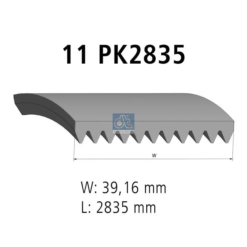 Handler.Part V-ribbed belts DT Spare Parts 480394 1