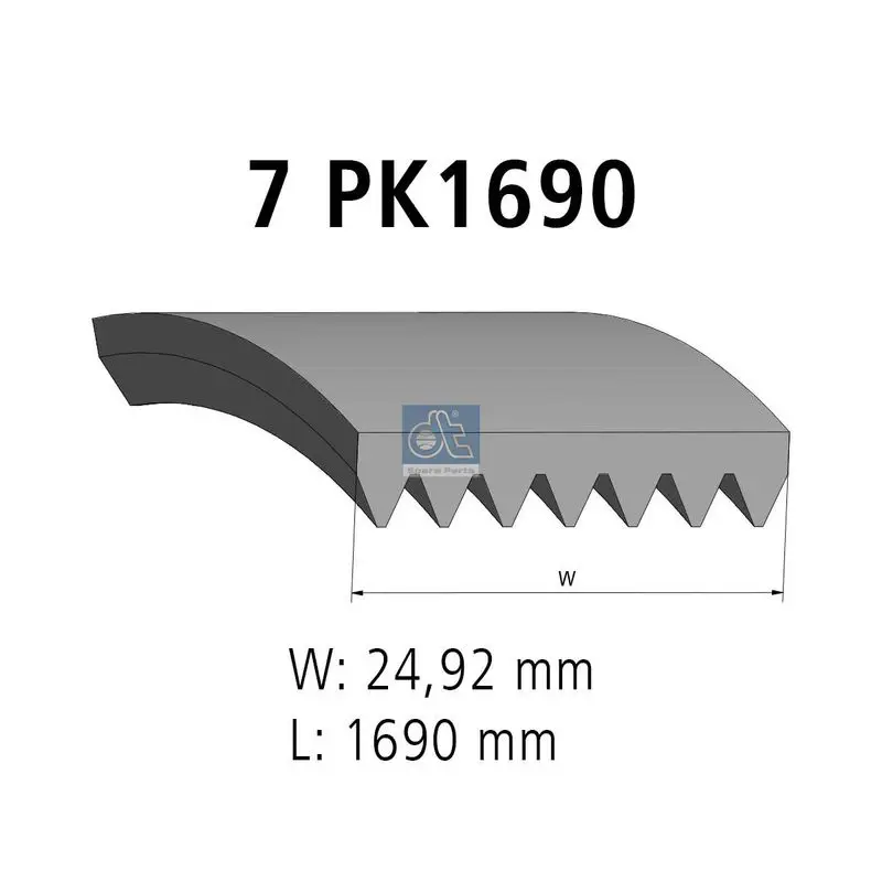 Handler.Part V-ribbed belts DT Spare Parts 541546 1