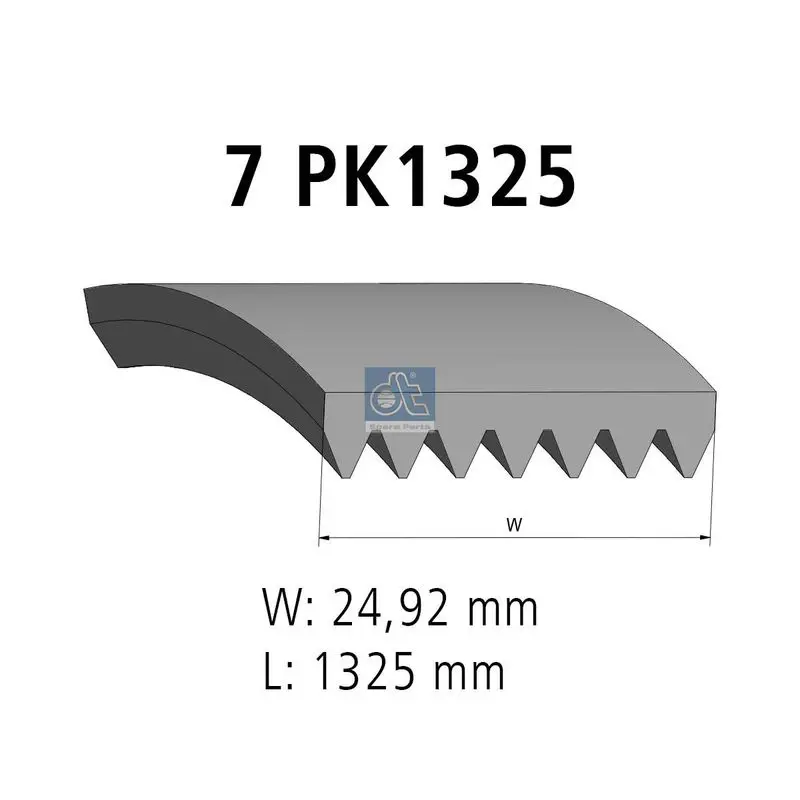 Handler.Part V-ribbed belts DT Spare Parts 754807 1