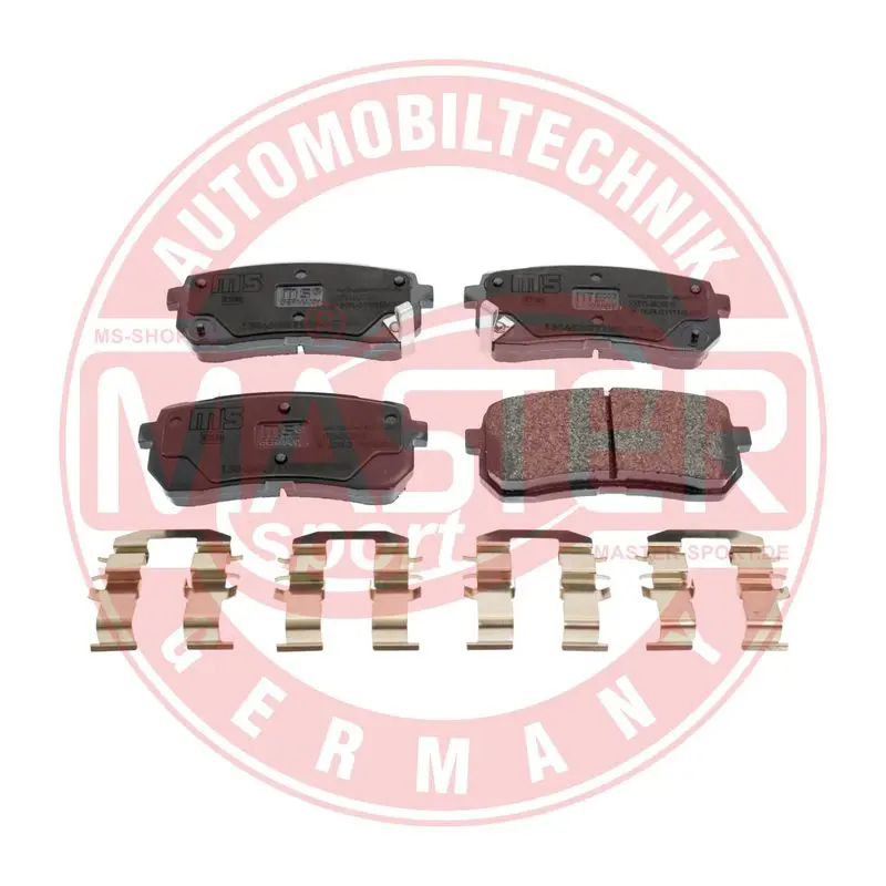 Handler.Part Brake pad set, disc brake MASTER-SPORT 13046057712NSETMS 1