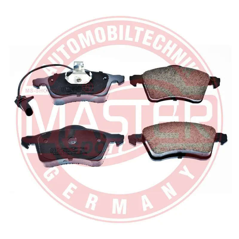 Handler.Part Brake pad set, disc brake MASTER-SPORT 13046071242NSETMS 1