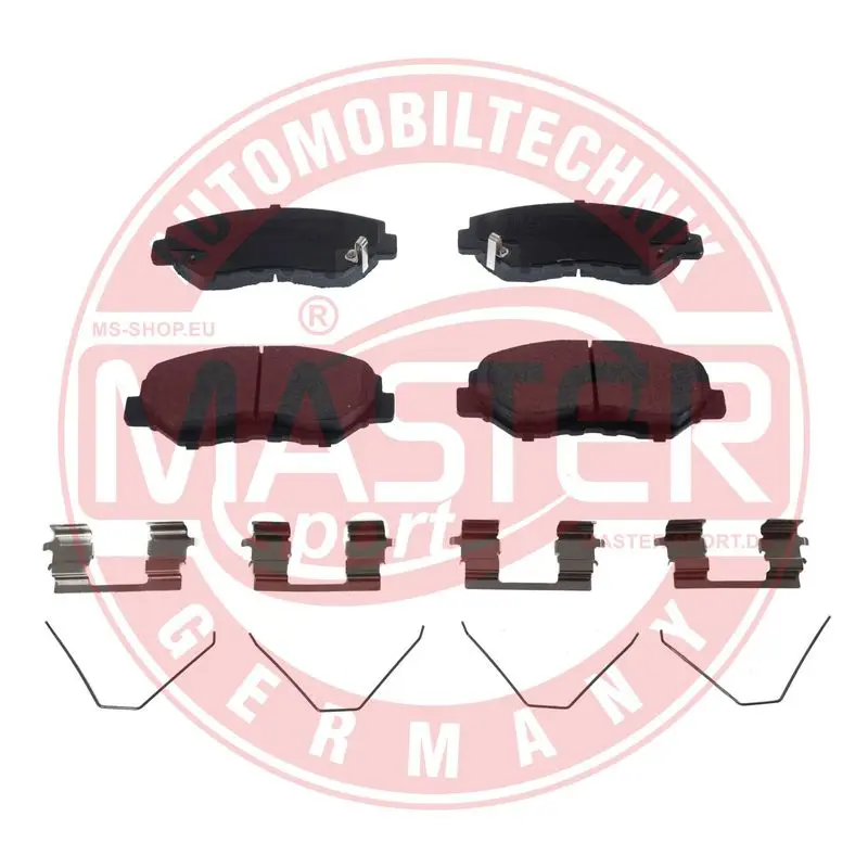 Handler.Part Brake pad set, disc brake MASTER-SPORT 13046058602NSETMS 1