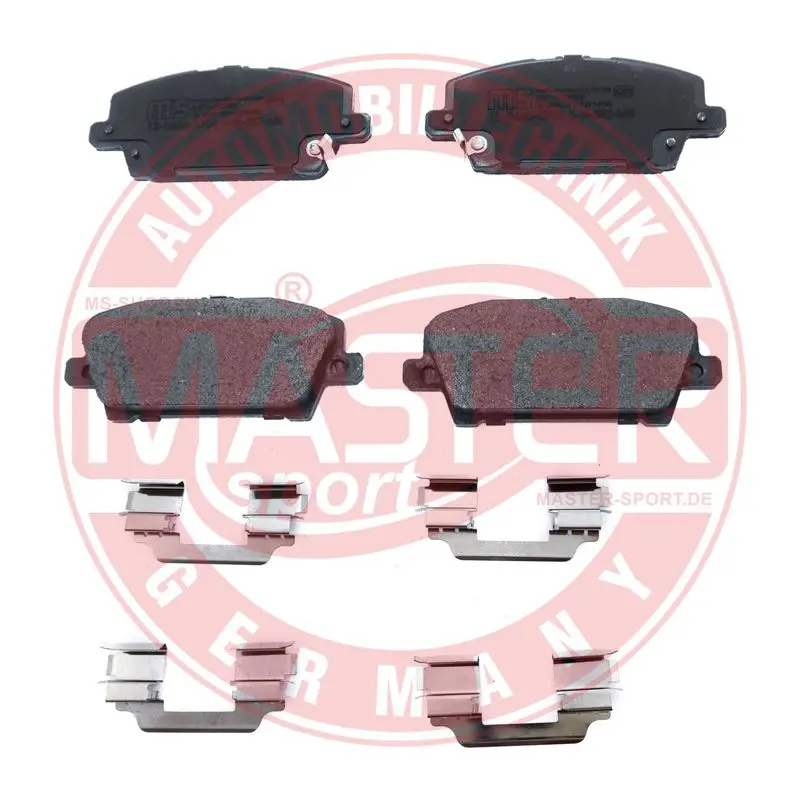 Handler.Part Brake pad set, disc brake MASTER-SPORT 13046057562NSETMS 1