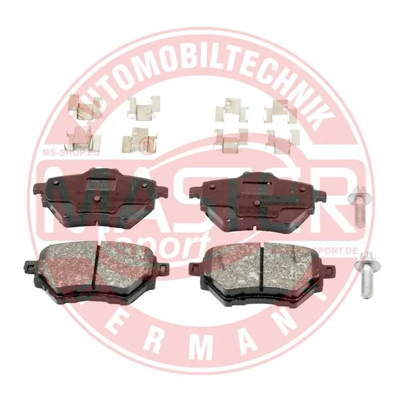 Handler.Part Brake pad set, disc brake MASTER-SPORT 13046038712NSETMS 1