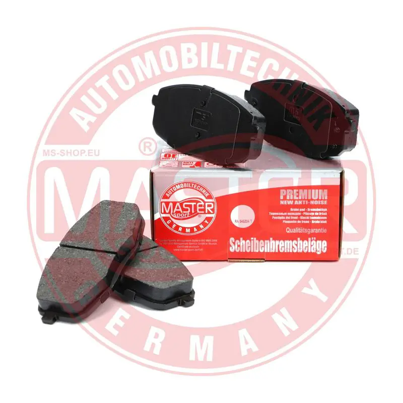 Handler.Part Brake pad set, disc brake MASTER-SPORT 13046057422NSETMS 2