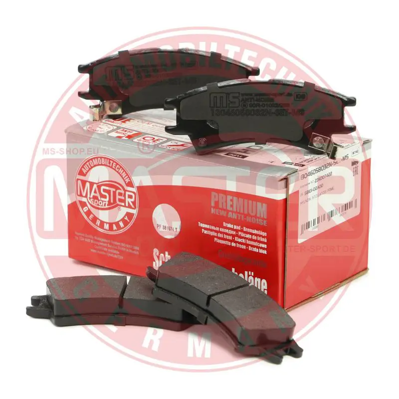 Handler.Part Brake pad set, disc brake MASTER-SPORT 13046058032NSETMS 4