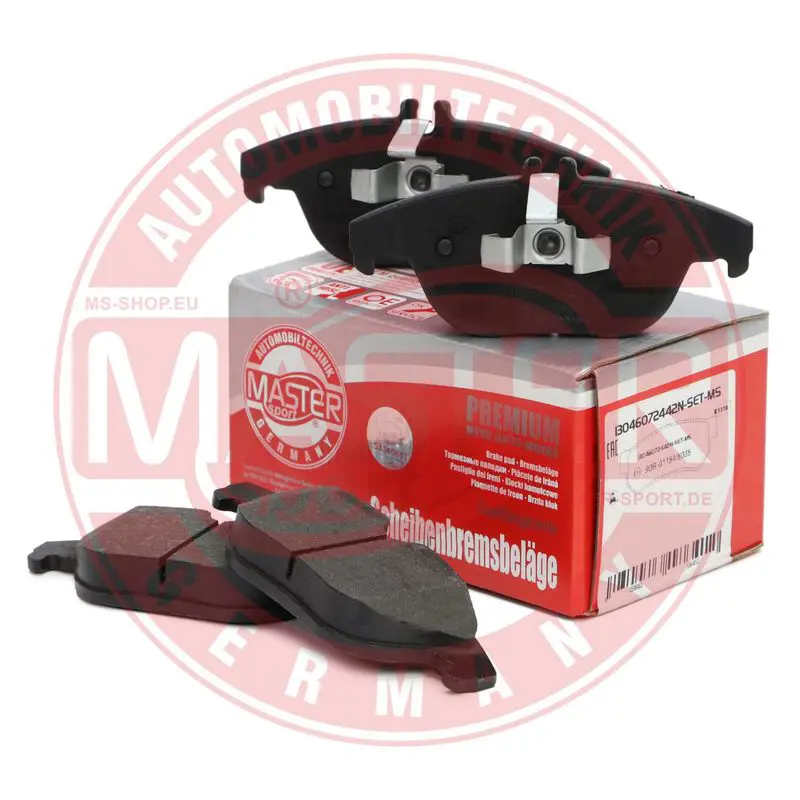 Handler.Part Brake pad set, disc brake MASTER-SPORT 13046072442NSETMS 4