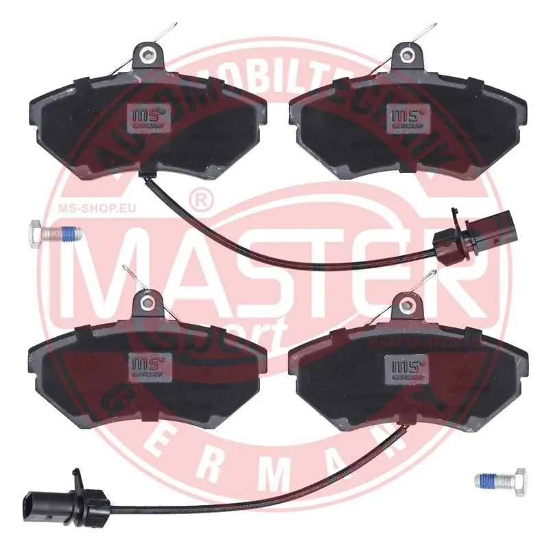 Handler.Part Brake pad set, disc brake MASTER-SPORT 13046028372NSETMS 1