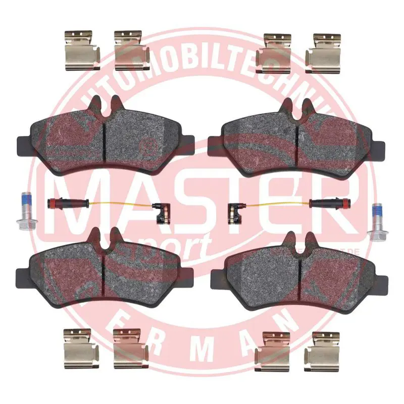 Handler.Part Brake pad set, disc brake MASTER-SPORT 13046038372NSETMS 2