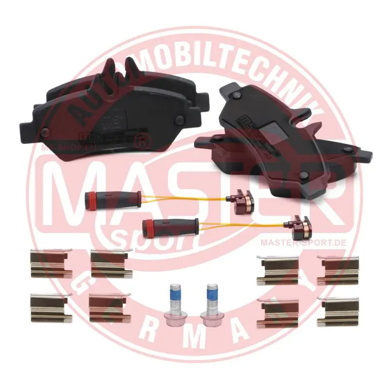 Handler.Part Brake pad set, disc brake MASTER-SPORT 13046038372NSETMS 3