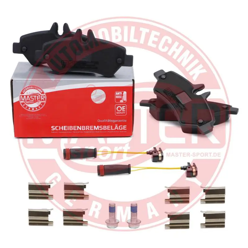 Handler.Part Brake pad set, disc brake MASTER-SPORT 13046038372NSETMS 4