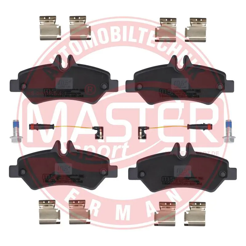 Handler.Part Brake pad set, disc brake MASTER-SPORT 13046038372NSETMS 1