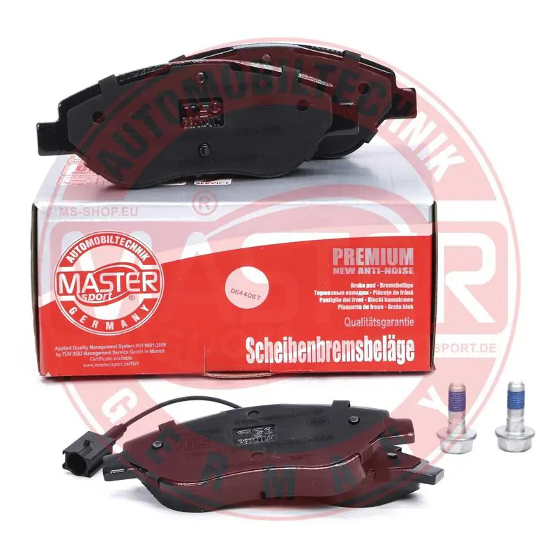 Handler.Part Brake pad set, disc brake MASTER-SPORT 13046039842NSETMS 4