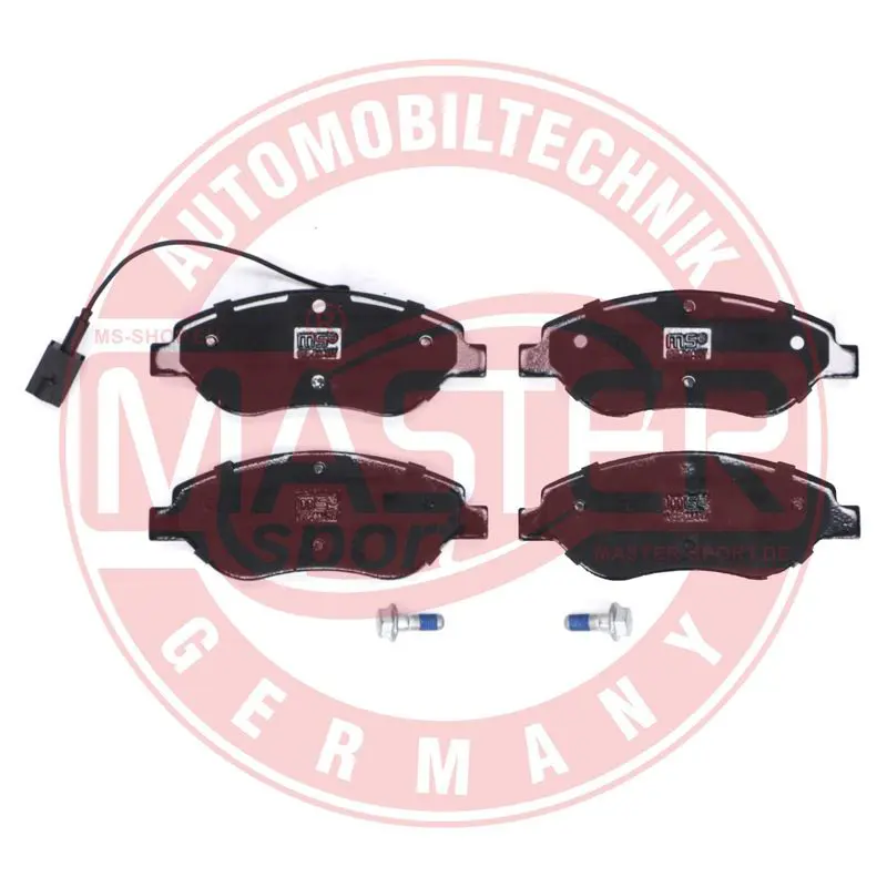 Handler.Part Brake pad set, disc brake MASTER-SPORT 13046039842NSETMS 1