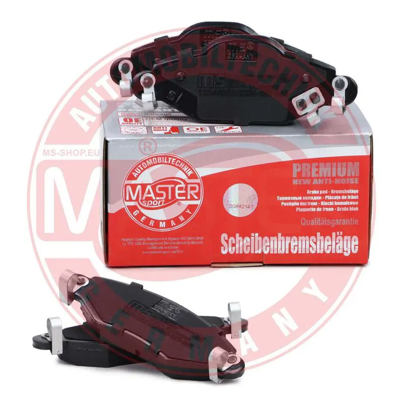 Handler.Part Brake pad set, disc brake MASTER-SPORT 13046058002NSETMS 4