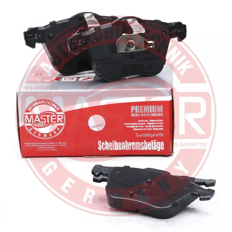 Handler.Part Brake pad set, disc brake MASTER-SPORT 13046072432NSETMS 4