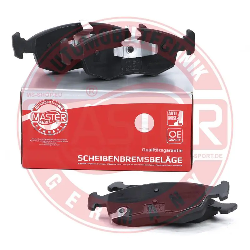 Handler.Part Brake pad set, disc brake MASTER-SPORT 13046072892NSETMS 4